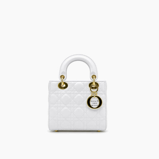 Lady Dior Blanc Cuir Mat
