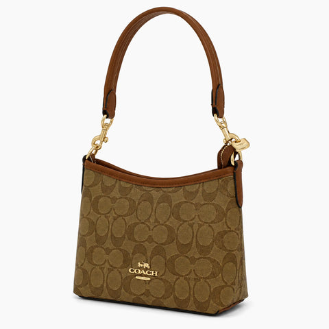 épaule Laurel de Coach: Marron cognac -