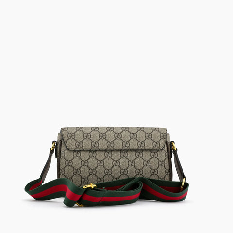 Ophidia Mini Bag GG Supreme: Grey Ebony