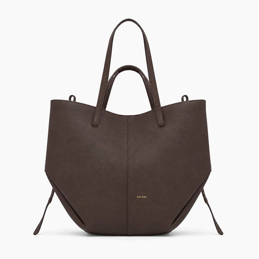 Cabas Cyme  de Polène: Marron foncé-