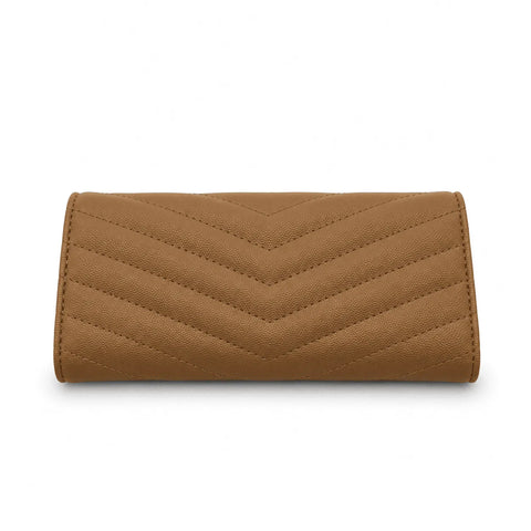 Saint Laurent Pochette matelassée: camel