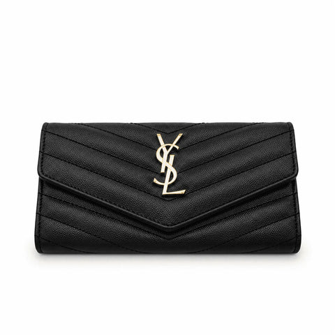 Saint Laurent Pochette matelassée: Noir