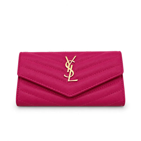 Saint Laurent Pochette matelassée: Rose
