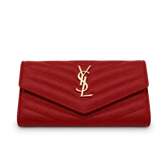 Saint Laurent Pochette matelassée: Rouge