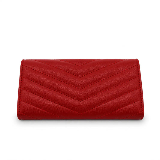 Saint Laurent Pochette matelassée: Rouge