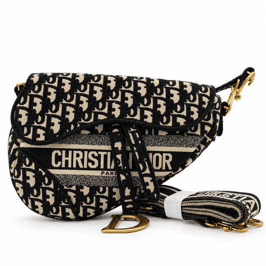 Dior Saddle : Noir et Beige