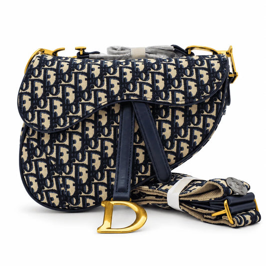 Dior Saddle : Bleue et Beige