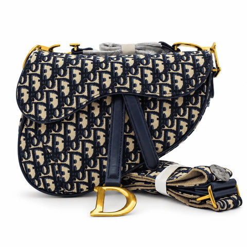 Dior Saddle : Bleue et Beige