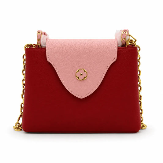Louis Vuitton Capucines Mini: Rouge/Rose clair