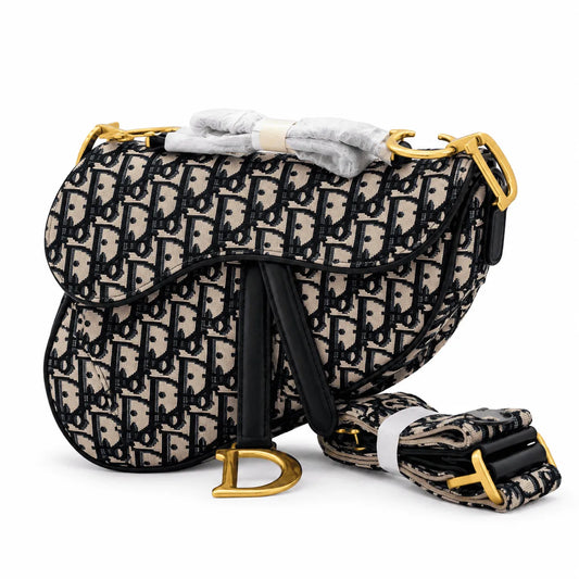 Dior Saddle : Noir et Beige