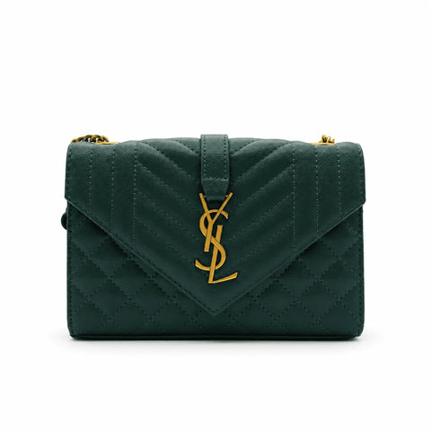 Envelope Saint Laurent: Vert