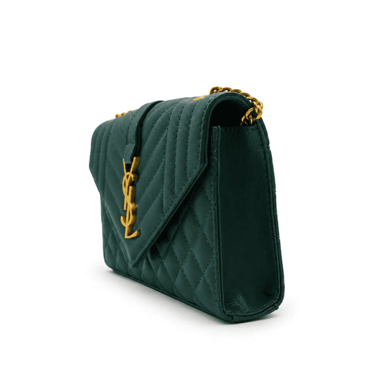 Envelope Saint Laurent: Vert