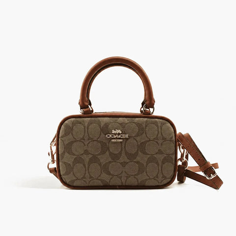 Coach Satchel Mini Jamie Camera Bag : Beige / Marron (Camel)
