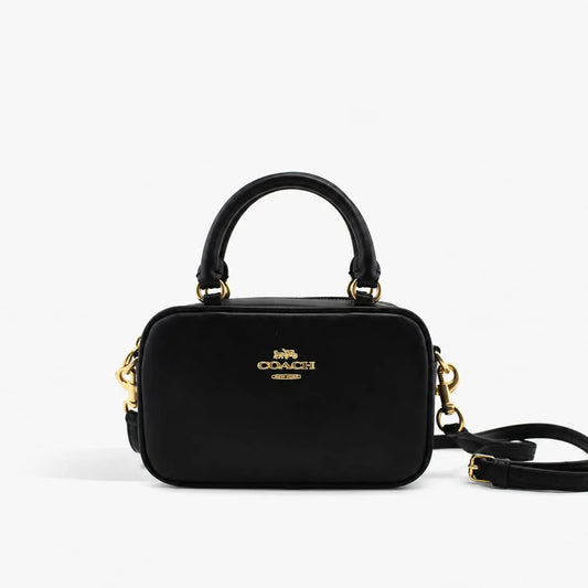 Coach Satchel Mini Jamie Camera Bag : Noir (Black/Gold)