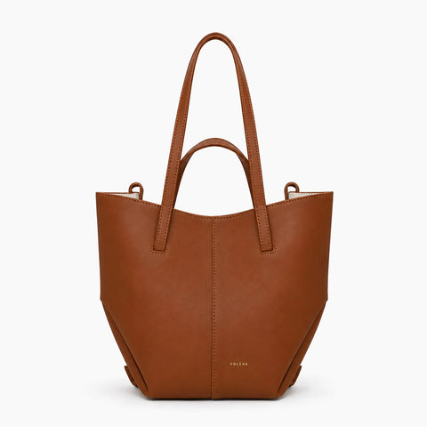 Cabas Cyme  de Polène: Marron cognac